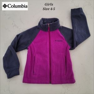 Columbia Fleece Jacket Girls Size XXS (4-5)